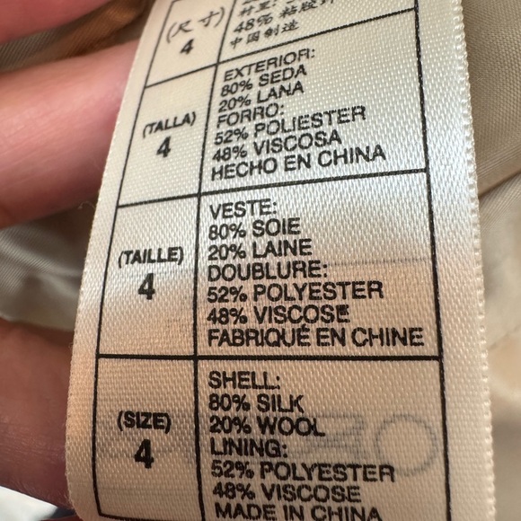 Max Studio Tan Blazer Peplum Waist - Picture 5 of 8